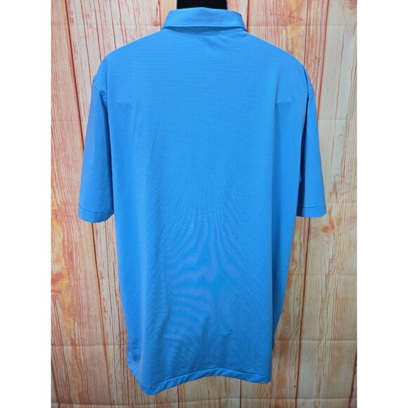 Peter Millar Summer Comfort Blue Polo Shirt XL - Picture 2 of 7